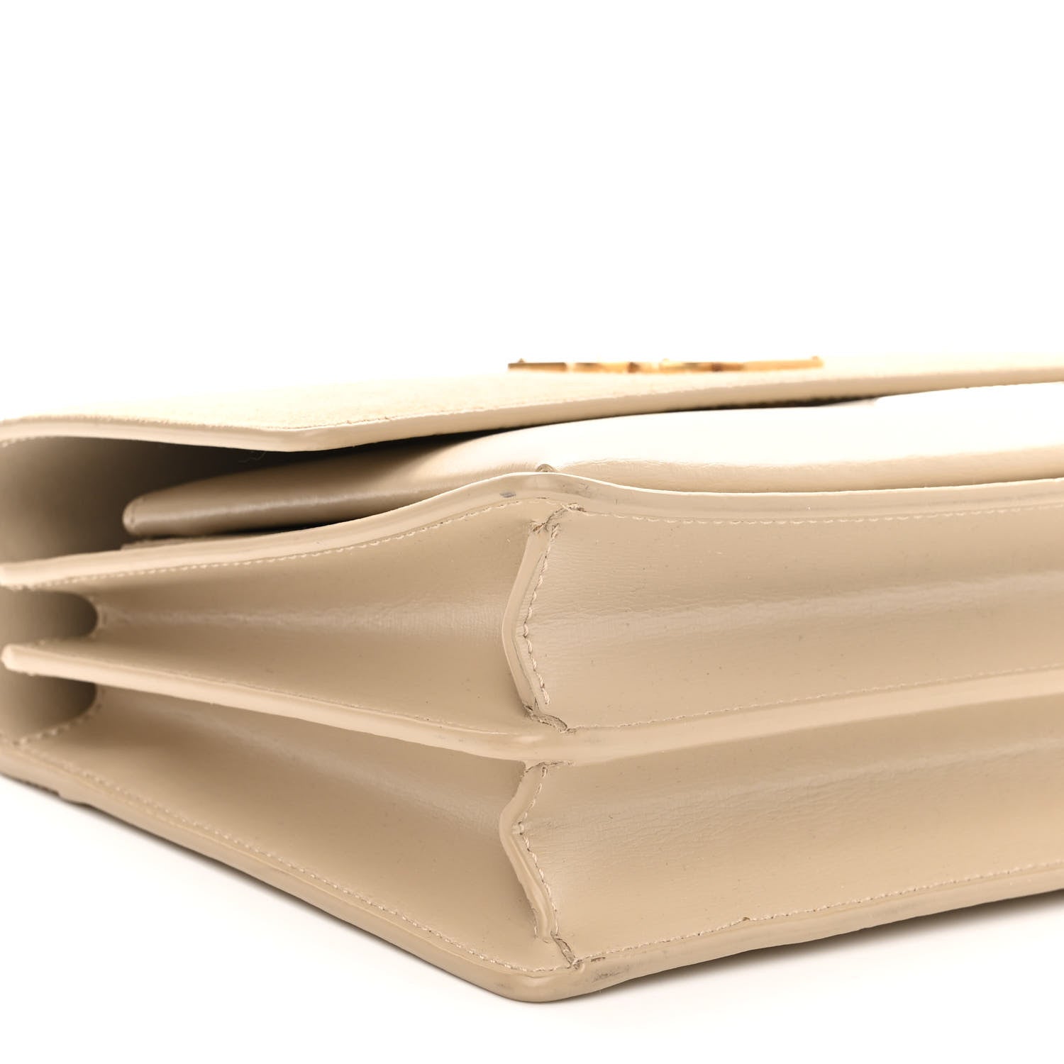 Saint Laurent Suede Calfskin Medium Monogram Sunset Beige 7 of 8