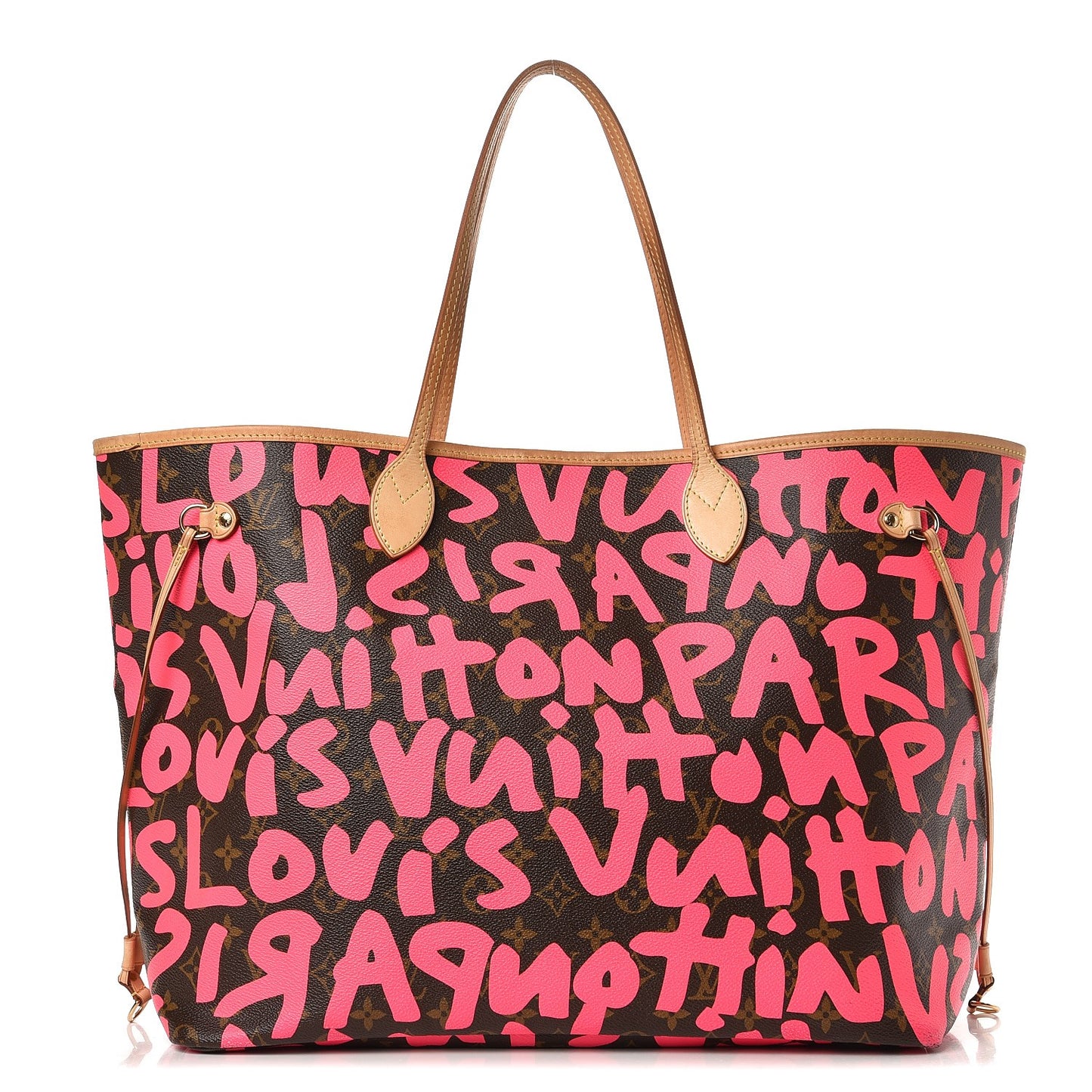 Monogram Graffiti Neverfull GM Fuchsia