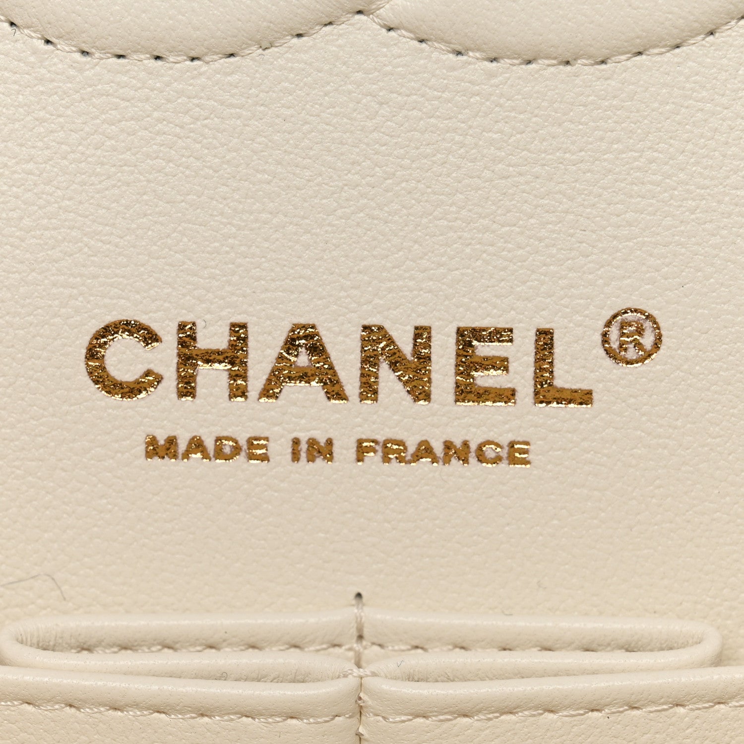 Chanel Caviar Quilted Medium Double Flap White 7 of 11
