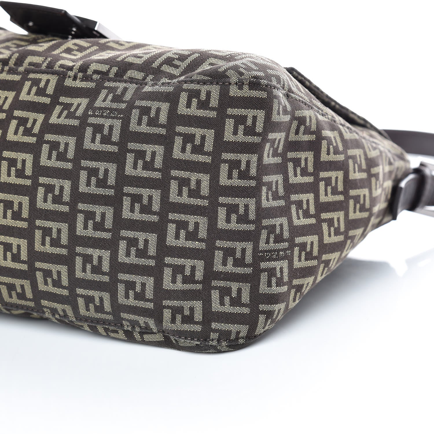 Fendi Zucchino Mama Baguette Dark Brown 6 of 10
