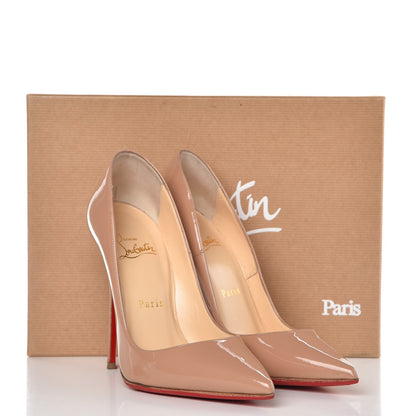 Christian Louboutin Patent So Kate 120 Pumps 37.5 Nude 11 of 11