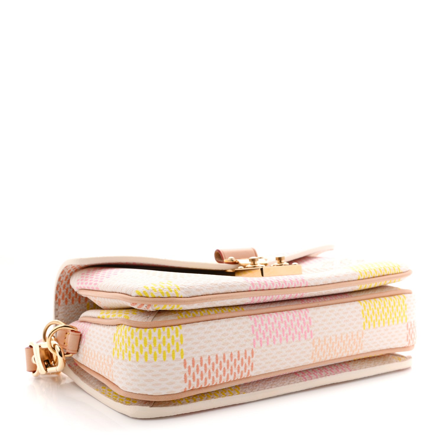 Louis Vuitton Damier Giant Pochette Metis East West Peach 4 of 10