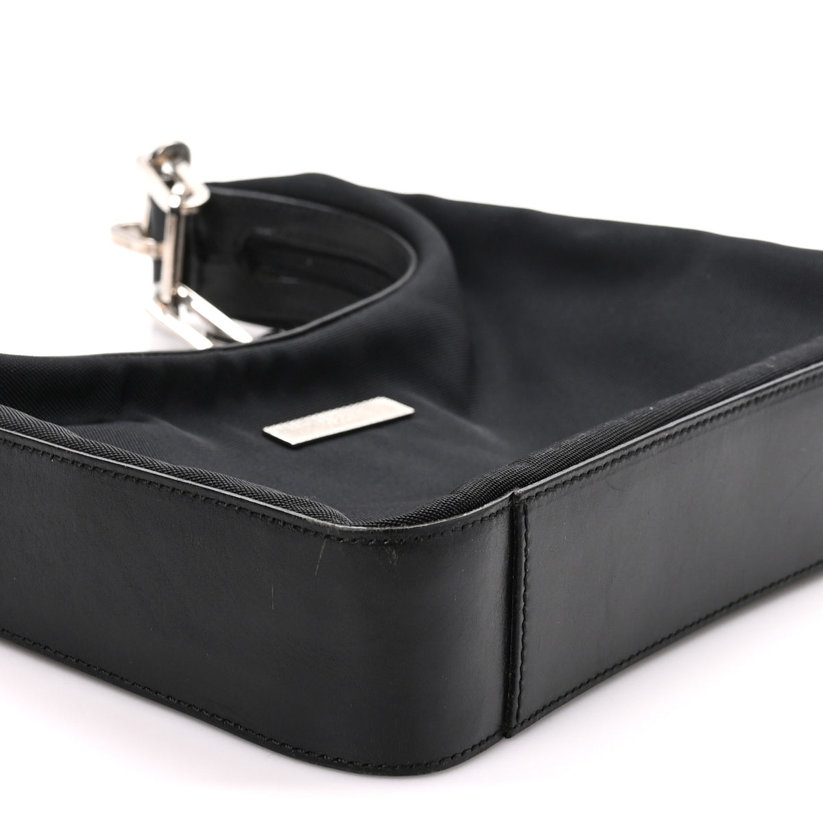 Gucci Calfskin Chain Shoulder Bag Black 9 of 10