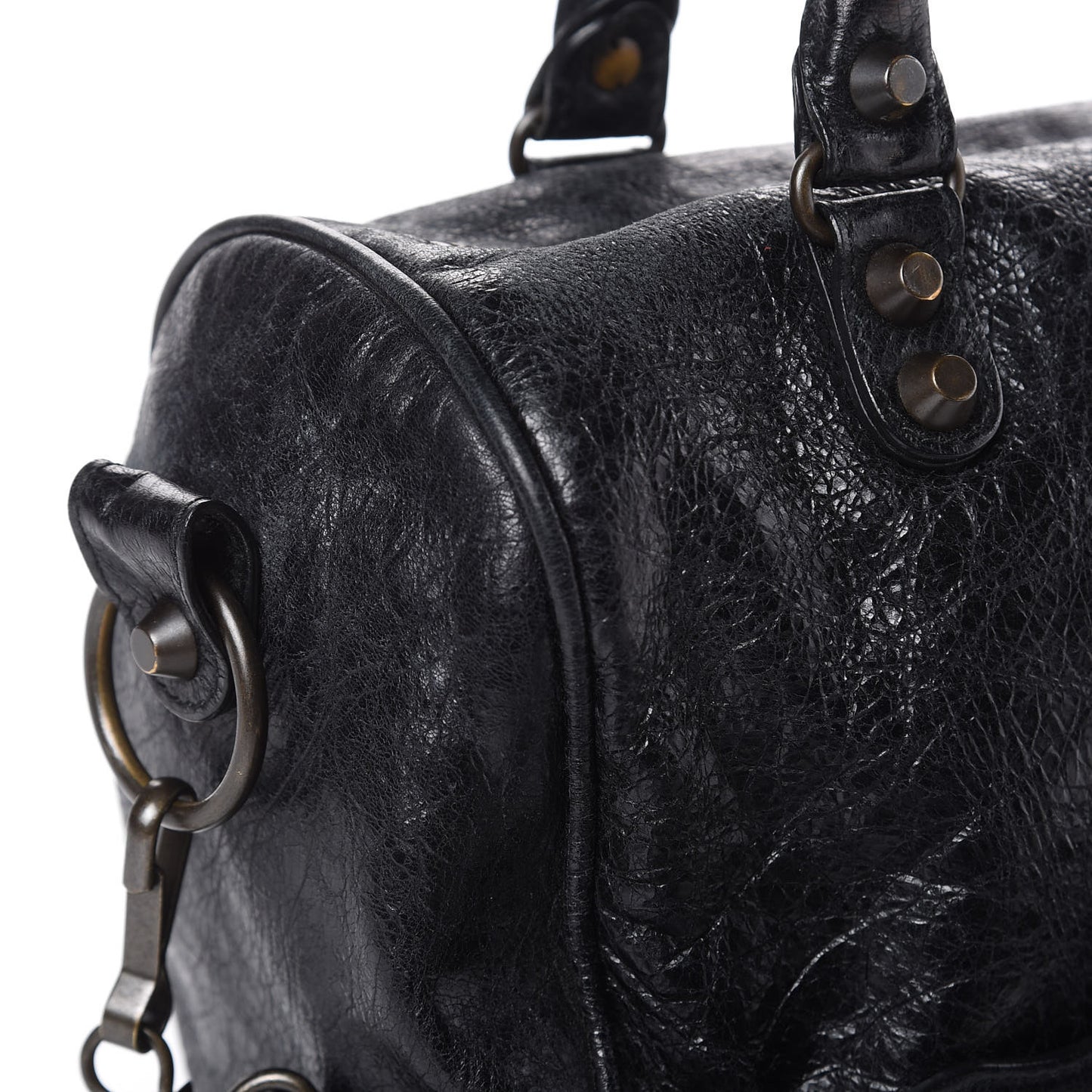 Agneau Classic Hardware Mini Twiggy Black
