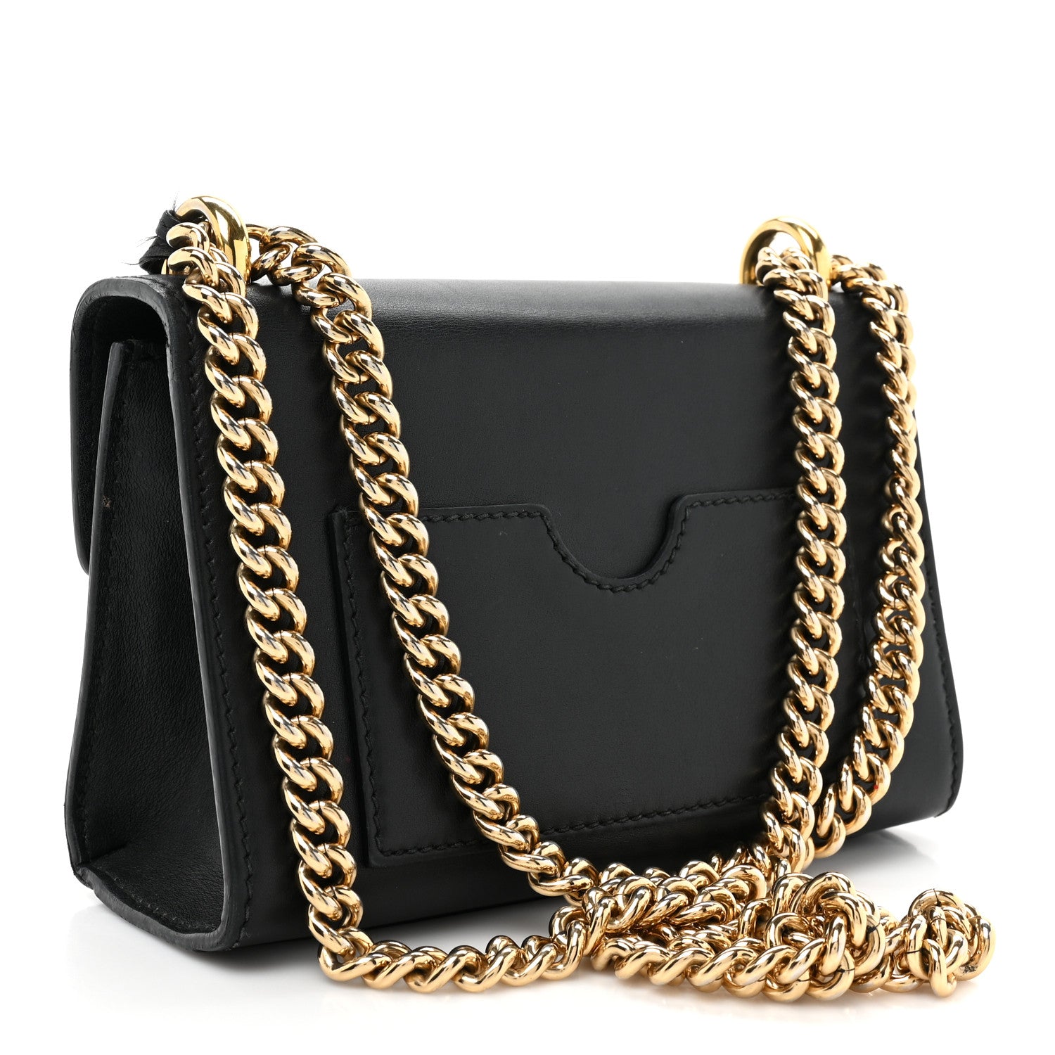 Gucci Calfskin Small Padlock Shoulder Bag Black 3 of 19
