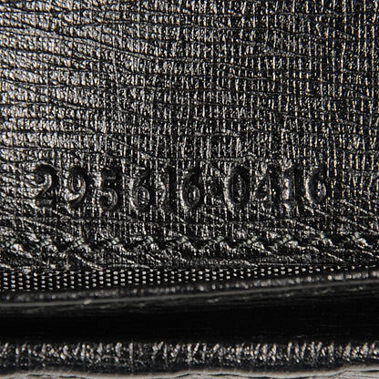 Gucci Shangai Calfskin Stirrup Long Wallet Black 7 of 7