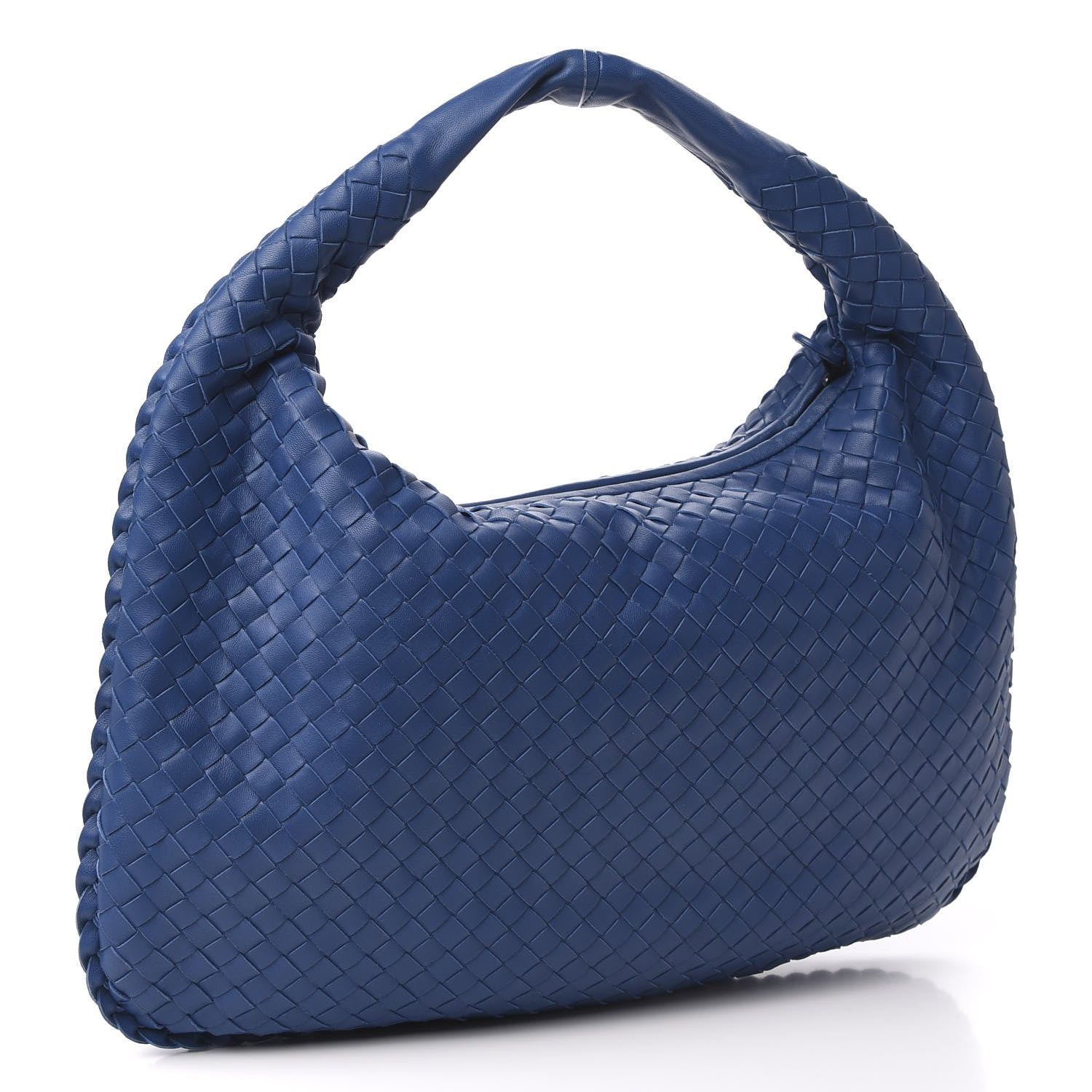 Bottega Veneta Nappa Intrecciato Medium Veneta Hobo Blue 3 of 10