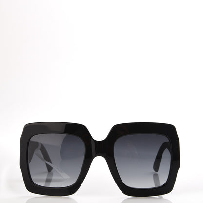 Gucci Square Frame GG0102S Sunglasses Glitter Black 3 of 9