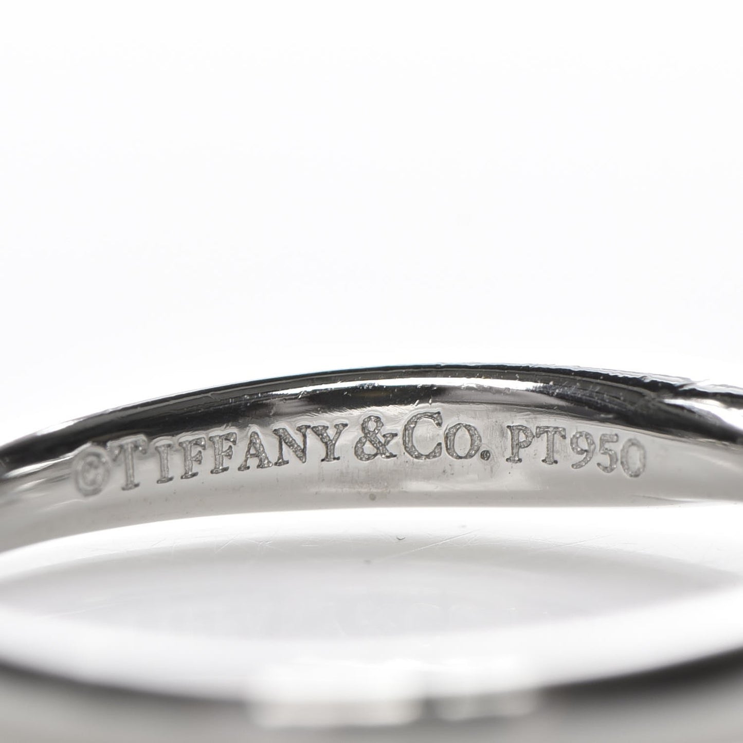 Platinum Diamond .17ct Harmony Solitaire Engagement Ring 4.75