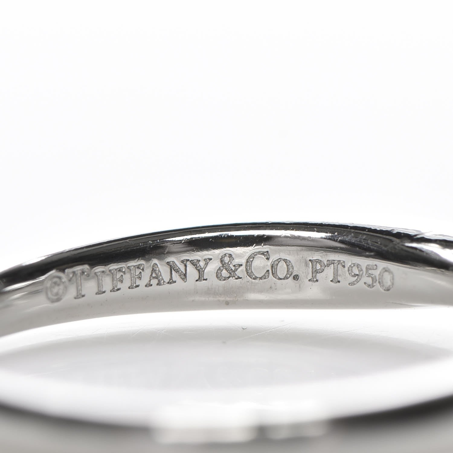 Tiffany Platinum Diamond .17ct Harmony Solitaire Engagement Ring 4.75 5 of 7
