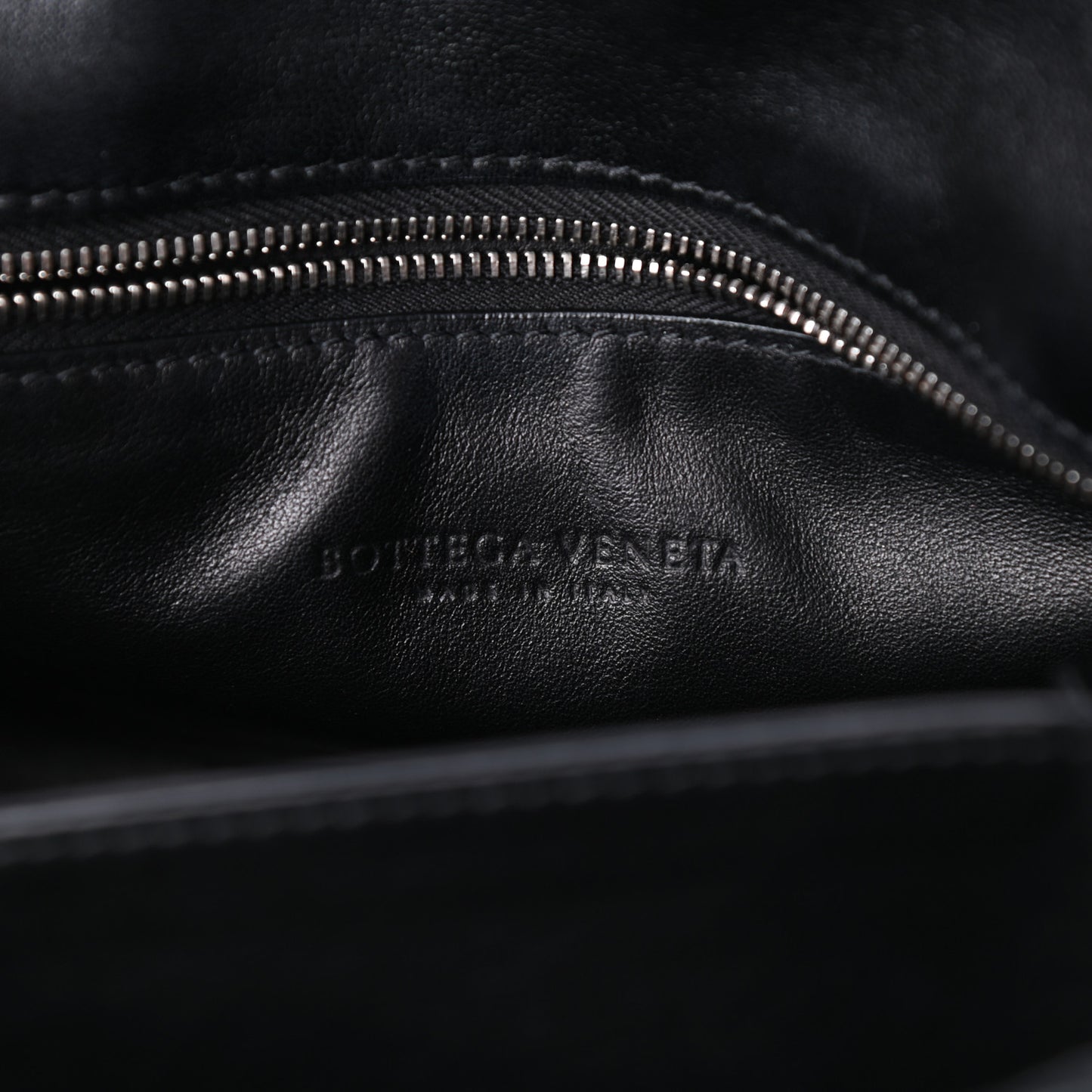 Nappa Intrecciato Crossbody Black