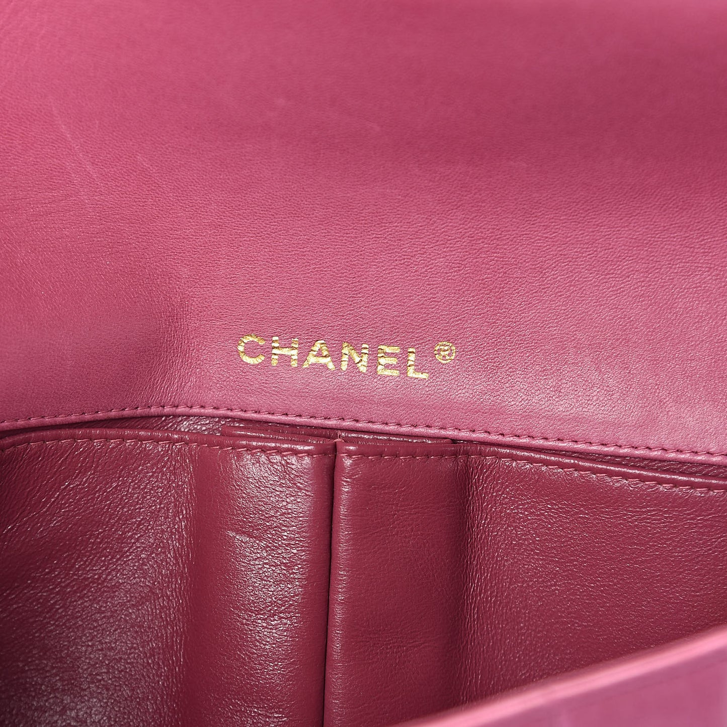 Lambskin East West Chocolate Bar Flap Pink