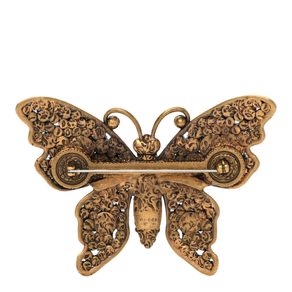 Gucci Crystal Butterfly Brooch Multicolor 3 of 5