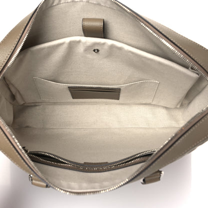 Gucci Piuma Calfskin Jumbo GG Embossed Briefcase Good Taupe 5 of 9