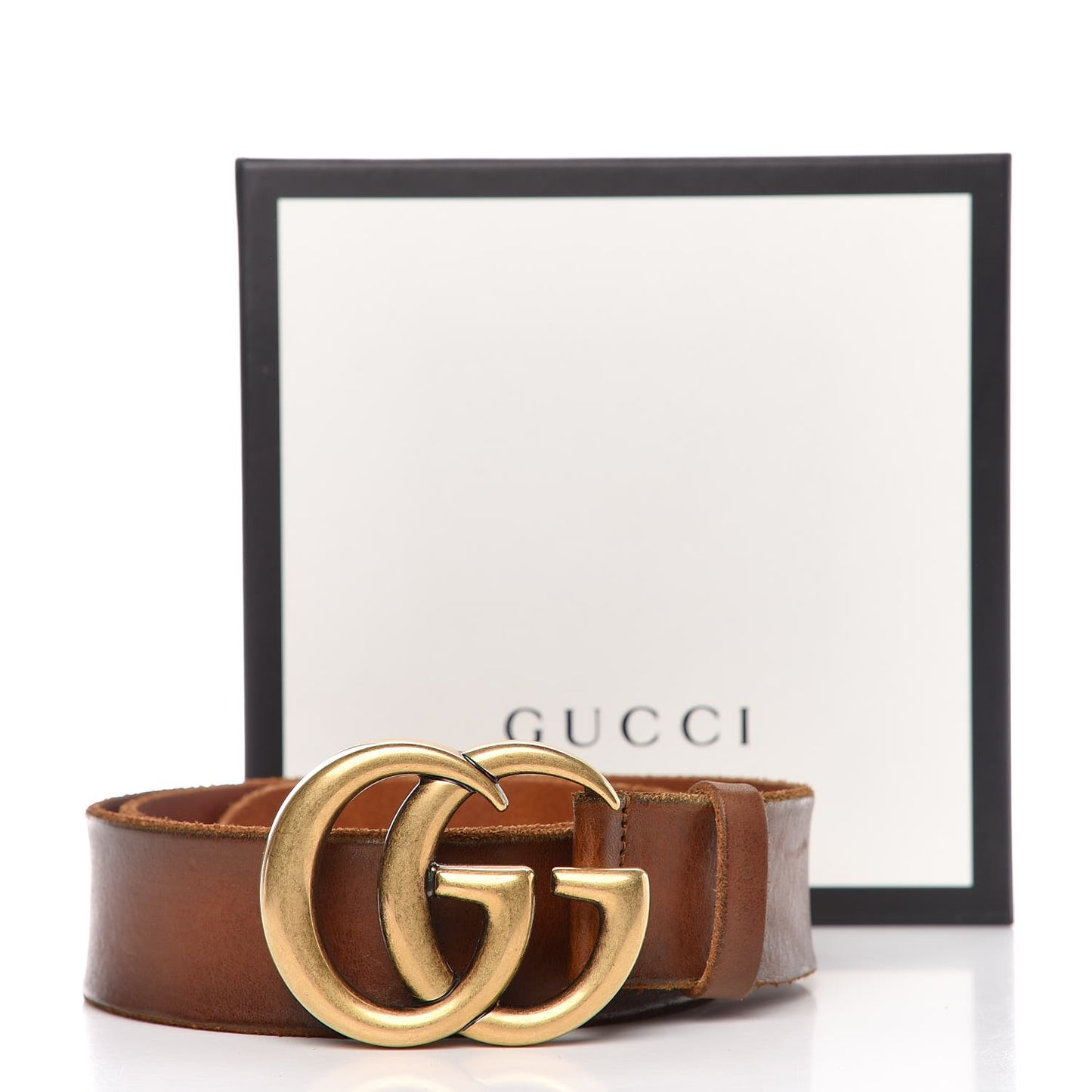 Faded Calfskin Double G 40mm Belt 95 38 Cuir