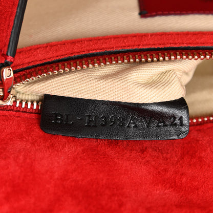 Valentino Garavani Patent Monochrome Medium Glam Lock Rockstud Flap Rosso Valentino 7 of 10