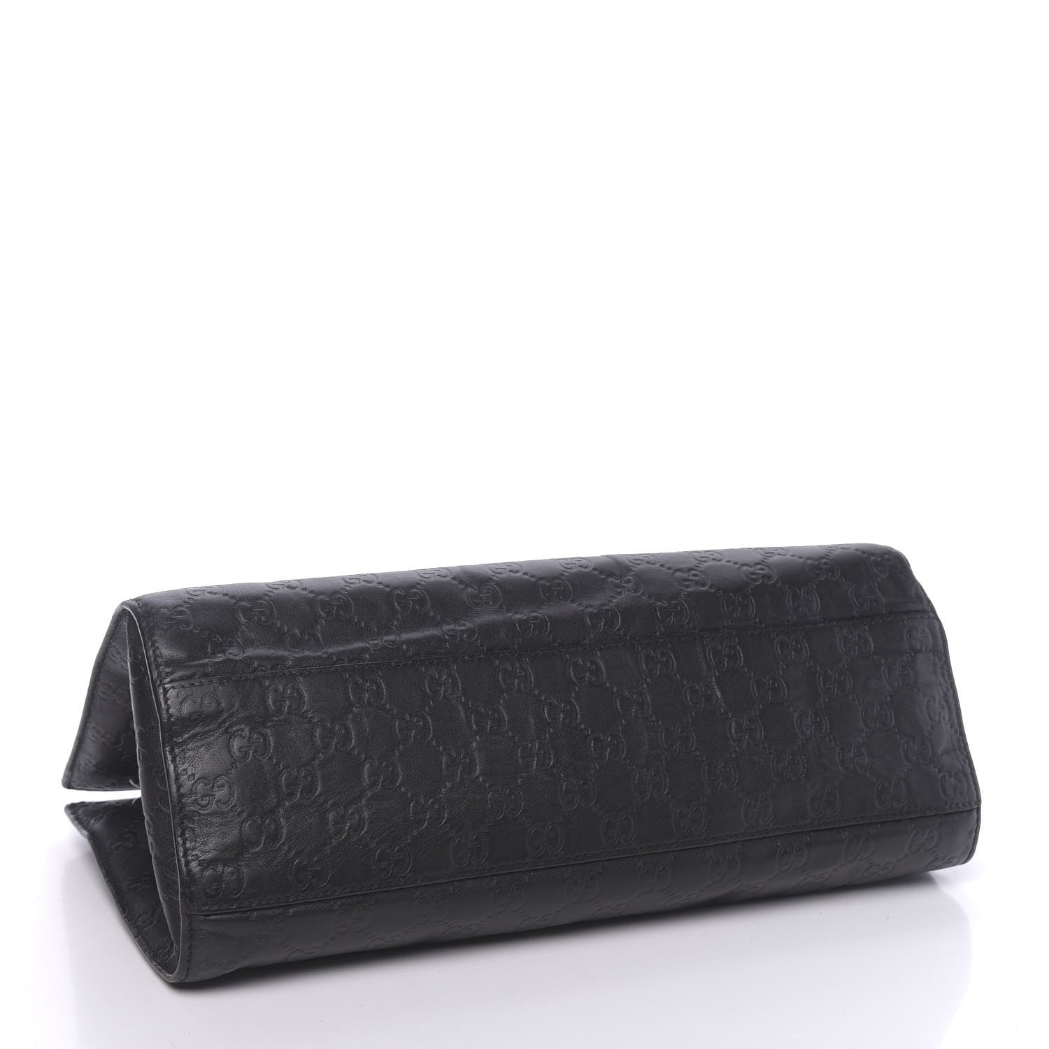 Gucci Guccissima Large Emily Chain Shoulder Bag Black 4 of 14