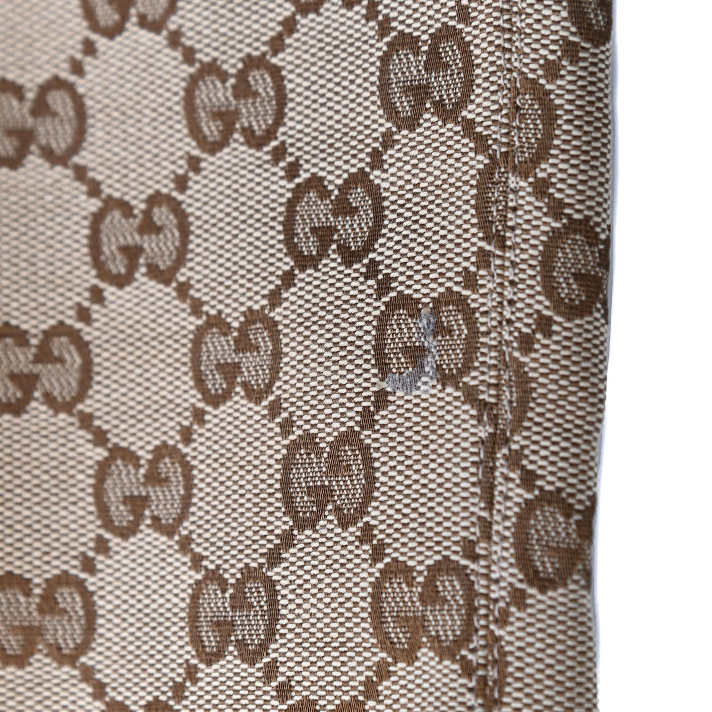 Monogram Over the Knee Boots 35 Beige Ebony
