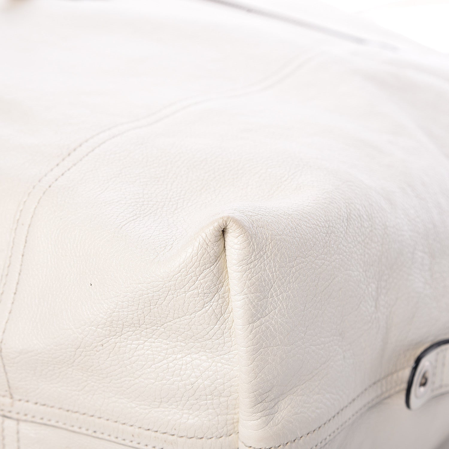 Prada Glace Calf Etiquette Shoulder Tote Bianco Astra 10 of 16