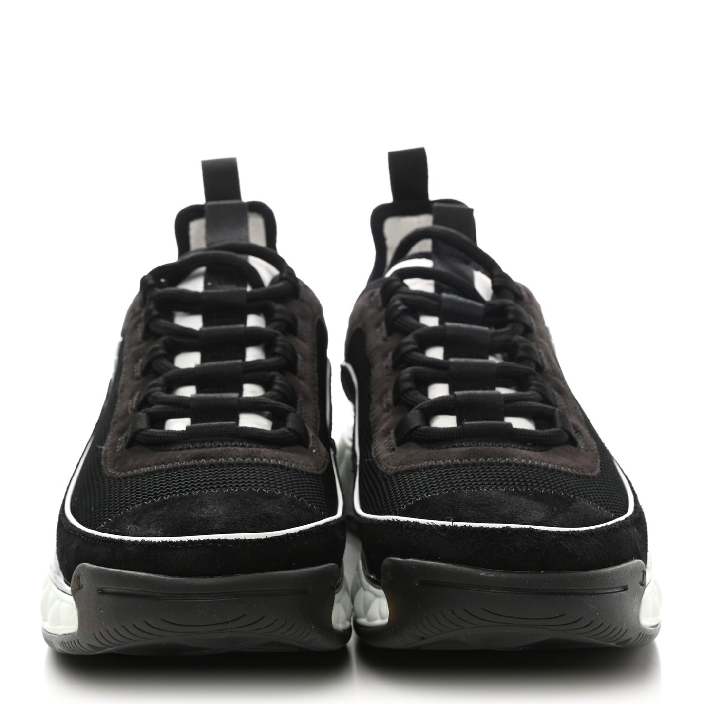Fabric Suede CC Sneakers 39.5 Black Dark Grey