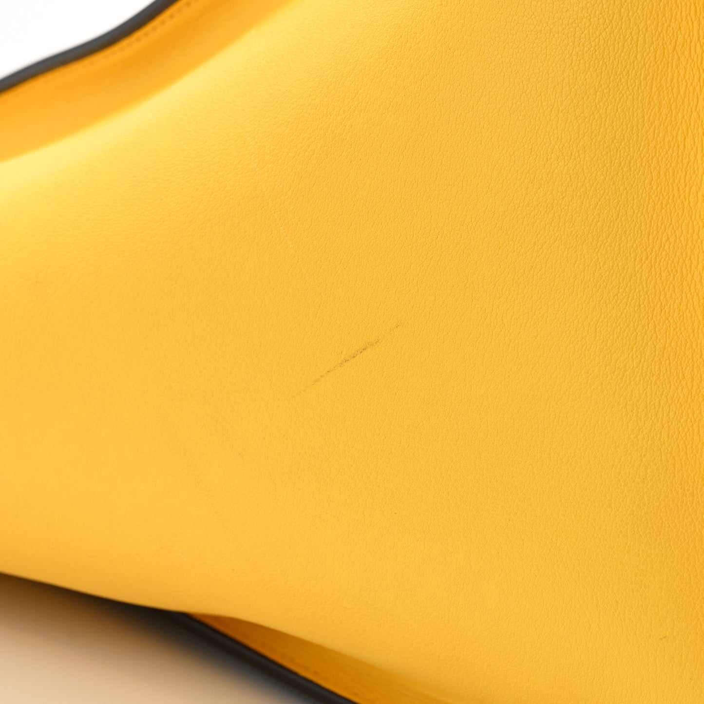 Elephant Calfskin Mini Tri-Color Luggage Optic White Yellow
