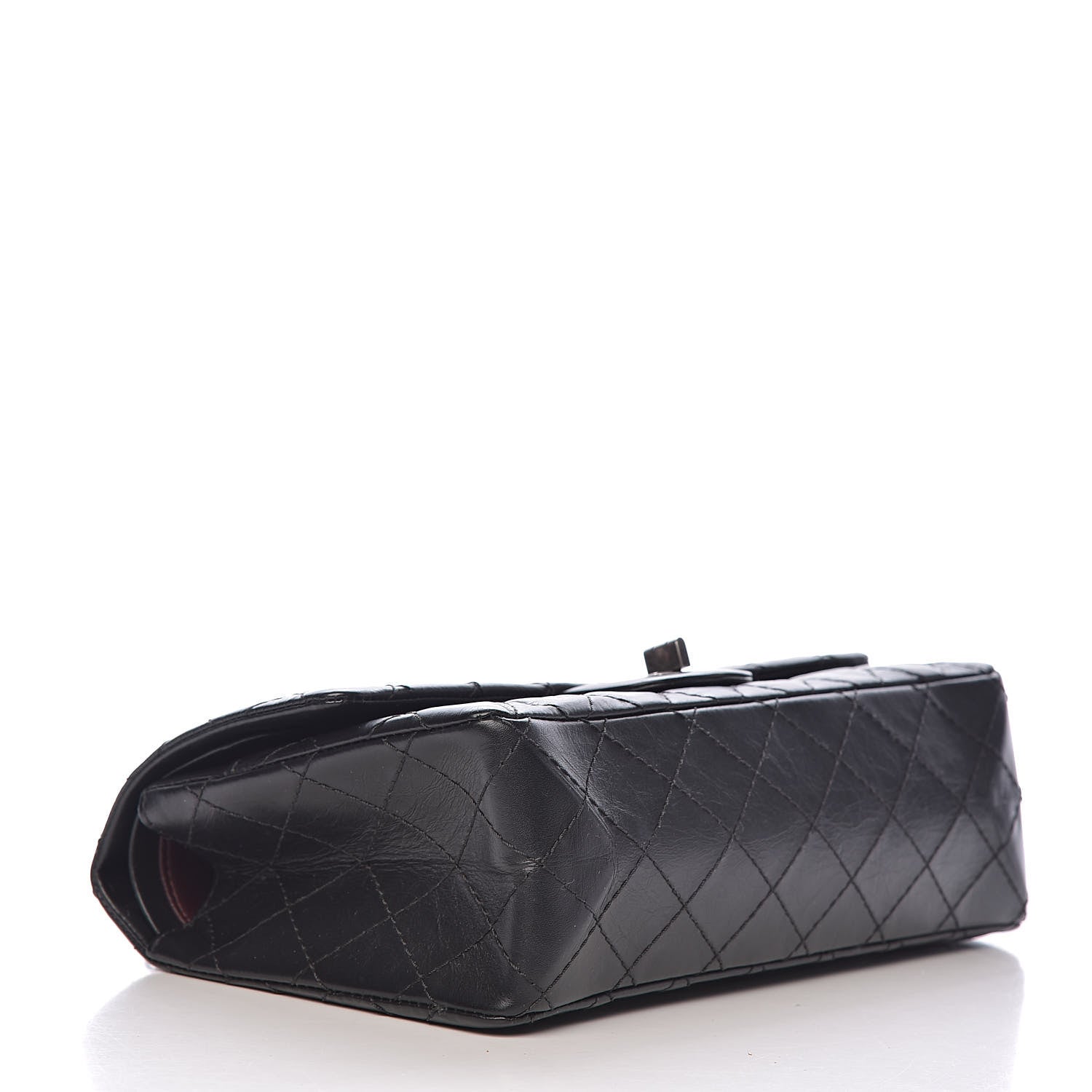Chanel Aged Calfskin Quilted 2.55 Reissue 225 Flap Black 4 of 15