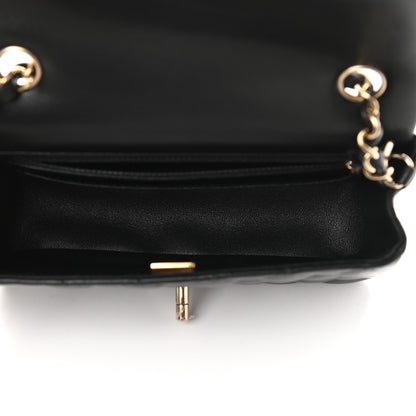 Chanel Lambskin Quilted Mini Rectangular Flap Black 4 of 8