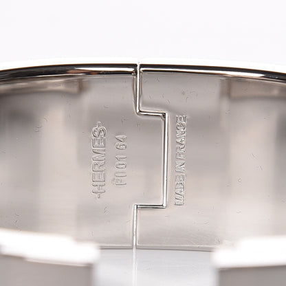 Hermes Enamel Wide Clic Clac H PM Bracelet Rose Nacarat 3 of 5