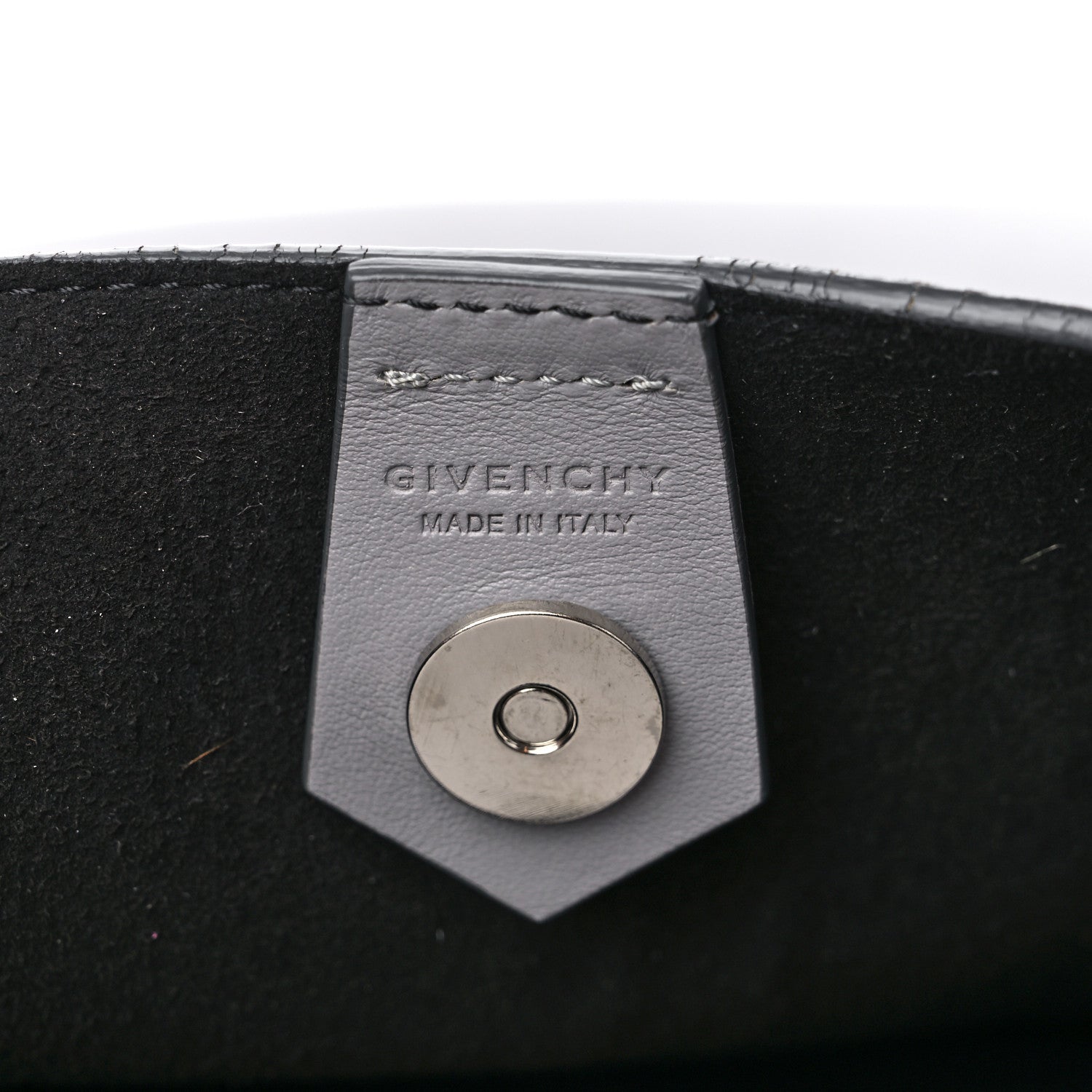 Givenchy Calfskin Medium Infinity Hobo Bag Pearl Grey 7 of 10
