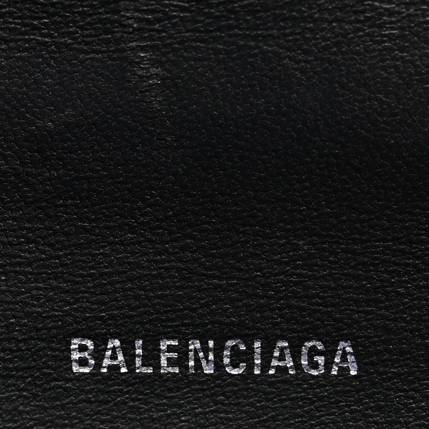 Balenciaga Shiny Calfskin Monochrome Crocodile Embossed Small Hourglass Top Handle Bag Black 6 of 12