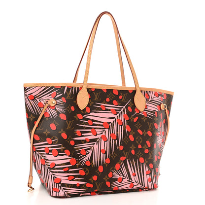 Louis Vuitton Monogram Jungle Dots Neo Neverfull MM Sugar Pink Poppy 3 of 11