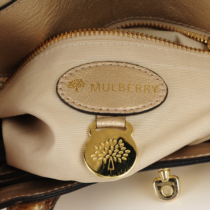 Mulberry Metallic Calfskin Ledbury Champagne 8 of 11