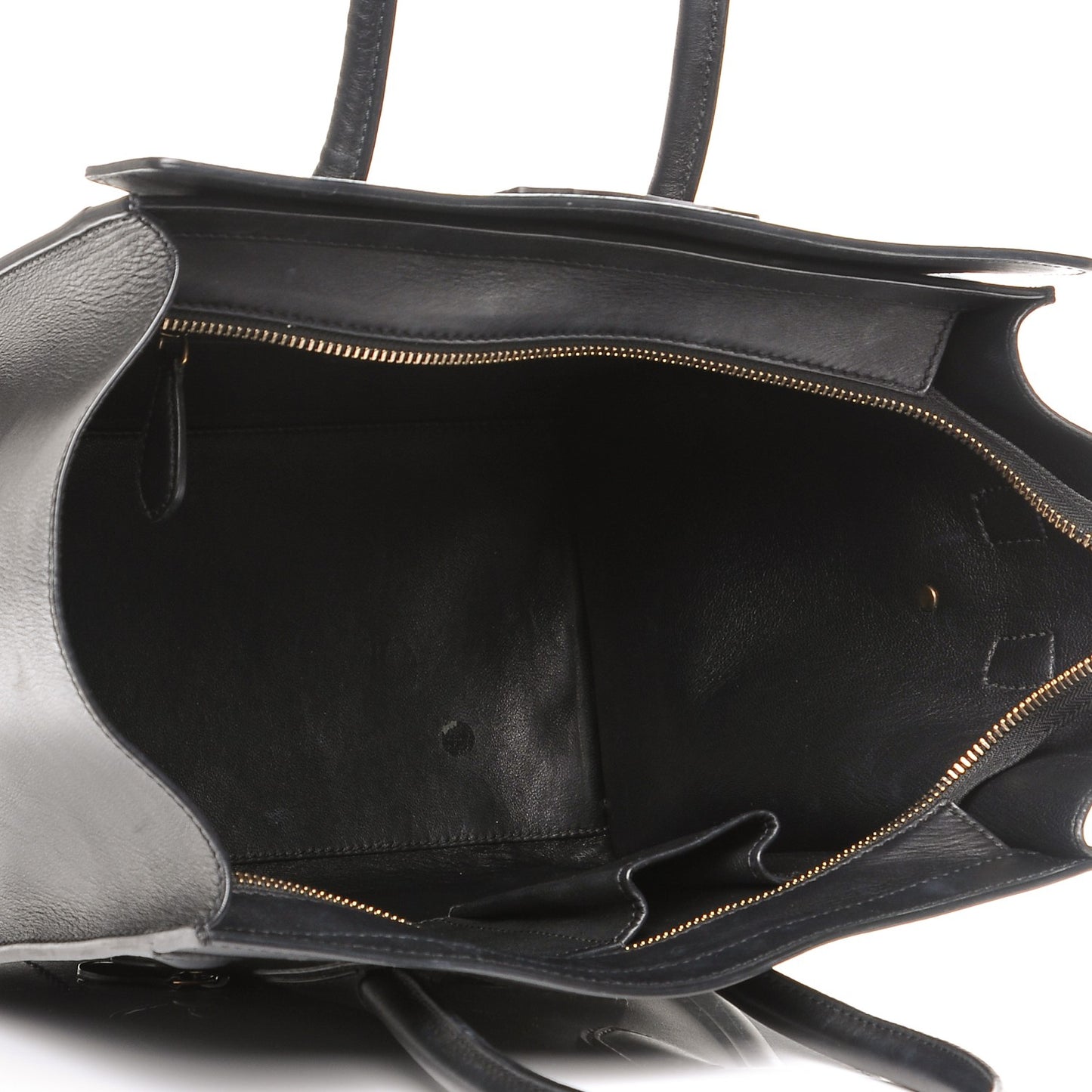 Smooth Calfskin Mini Luggage Black