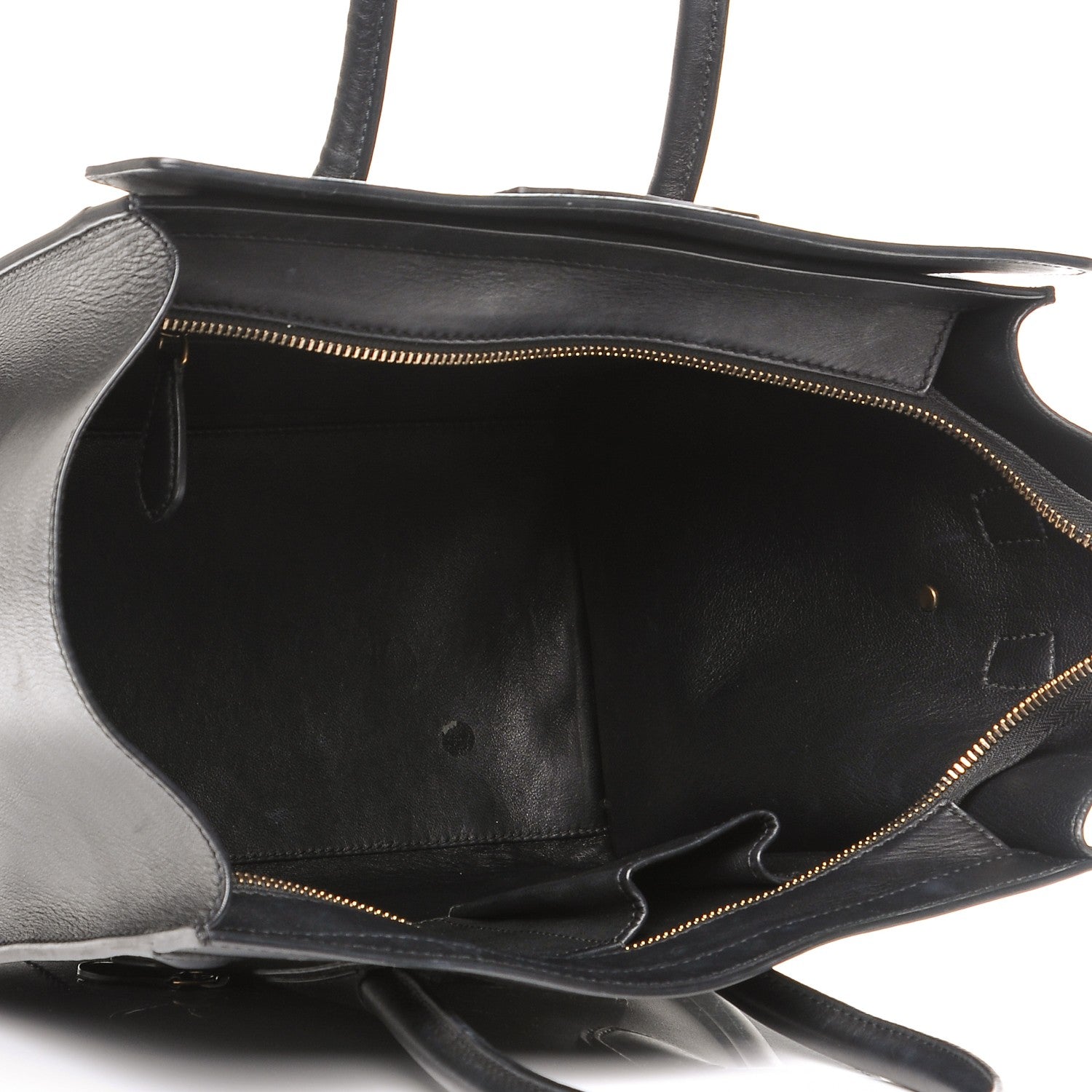 Celine Smooth Calfskin Mini Luggage Black 5 of 6