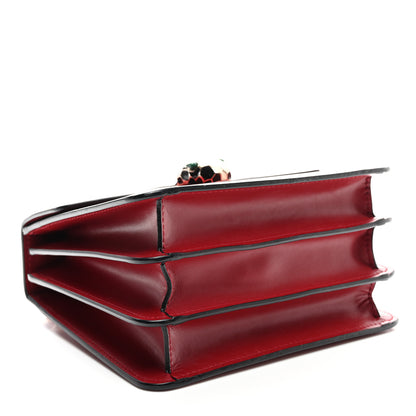 Bulgari Calfskin Serpenti Forever Top Handle Red 4 of 11