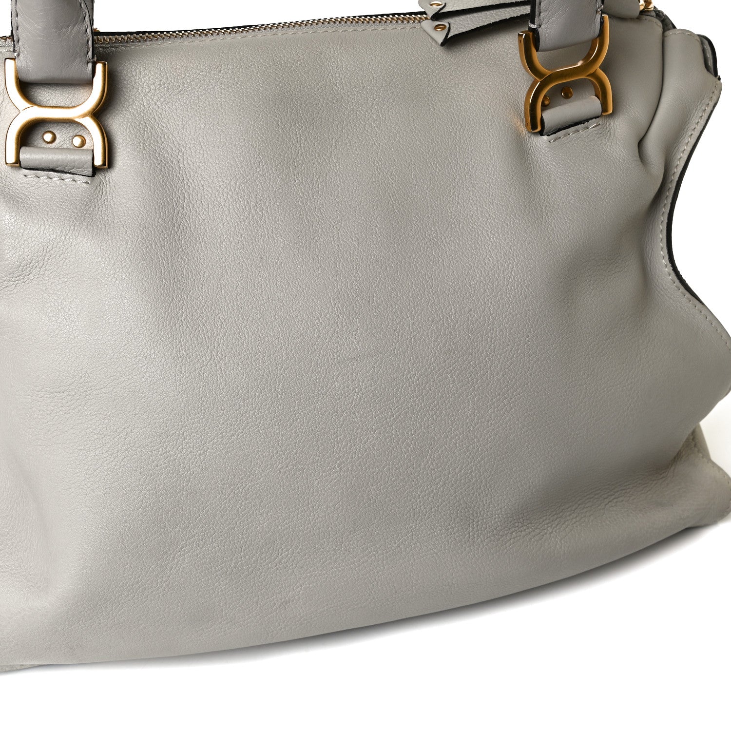 Chloe Calfskin Large Marcie Satchel Dove 21 of 38