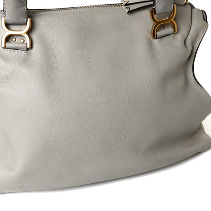 Chloe Calfskin Large Marcie Satchel Dove 21 of 38