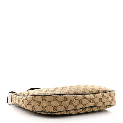 Gucci Monogram Medium Half Moon Hobo Dark Brown 4 of 11