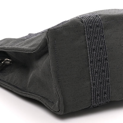 Hermes Canvas Herline Backpack Grey 7 of 8