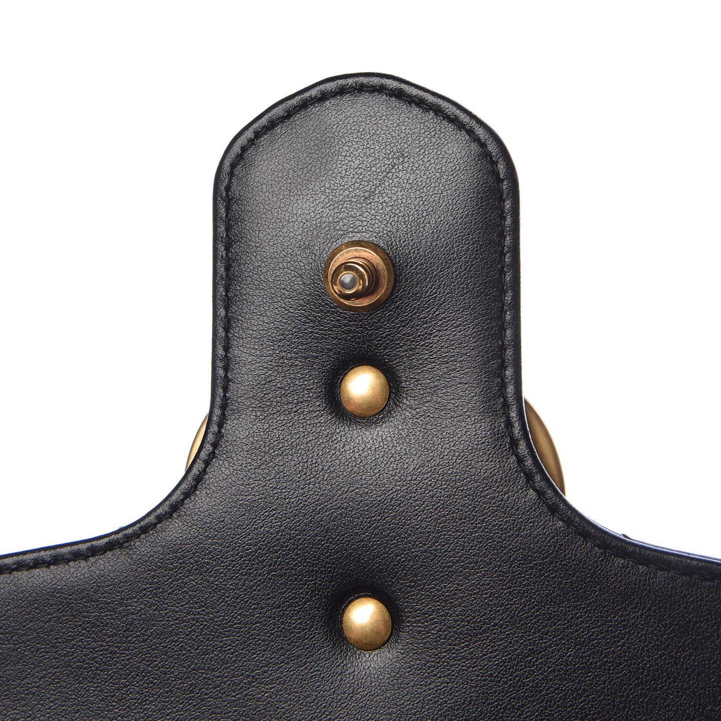 Calfskin Matelasse Small GG Marmont Shoulder Bag Black