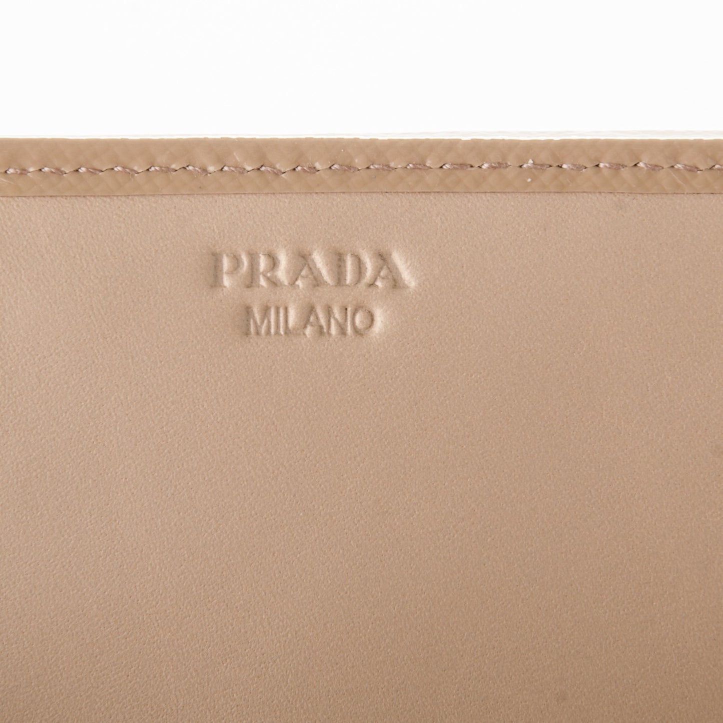 Saffiano Vernice Crystal Studded Flap Wallet Cammeo