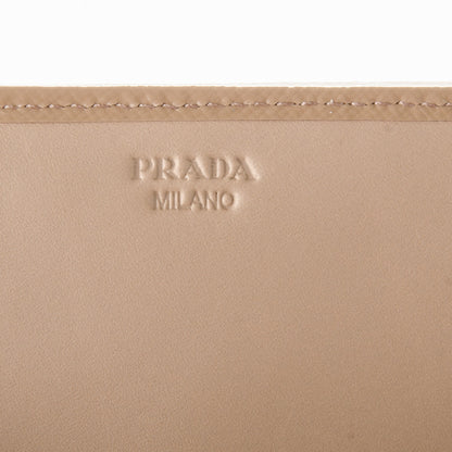 Prada Saffiano Vernice Crystal Studded Flap Wallet Cammeo 6 of 10