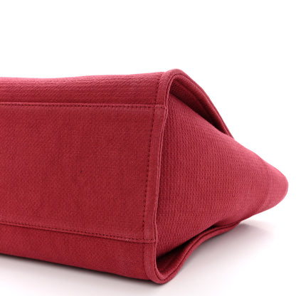 Chanel Canvas Medium Deauville Tote Red 12 of 12