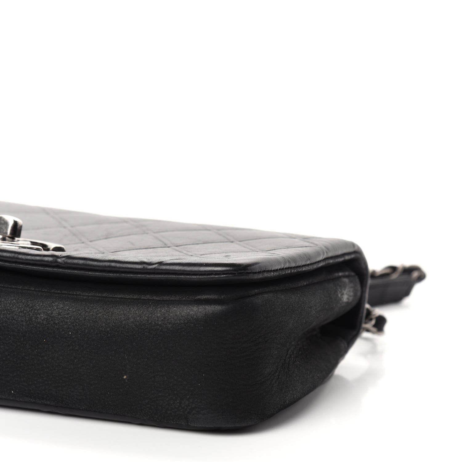 Chanel Calfskin Diamond Embossed New Chic Flap Black 9 of 11