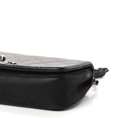 Chanel Calfskin Diamond Embossed New Chic Flap Black 9 of 11
