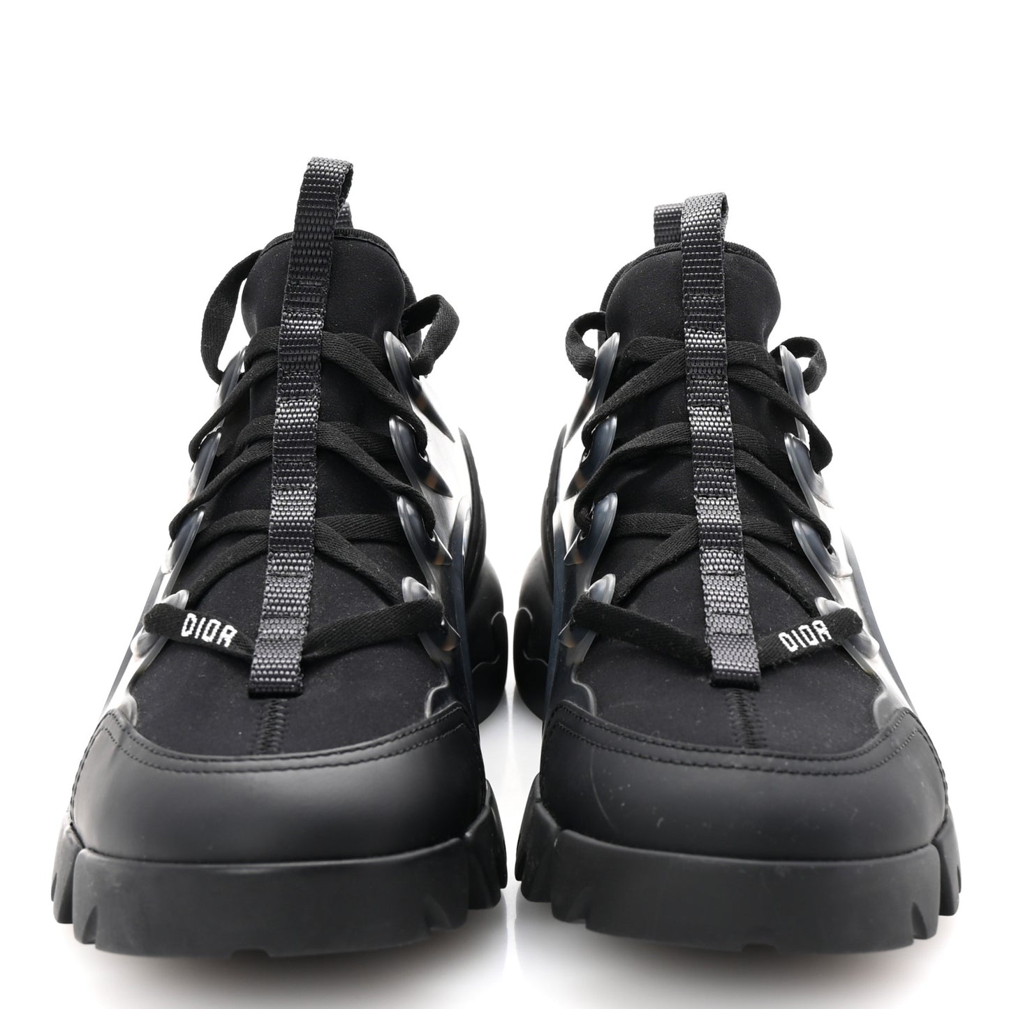 Neoprene Rubber Womens D-Connect Sneakers 38 Black