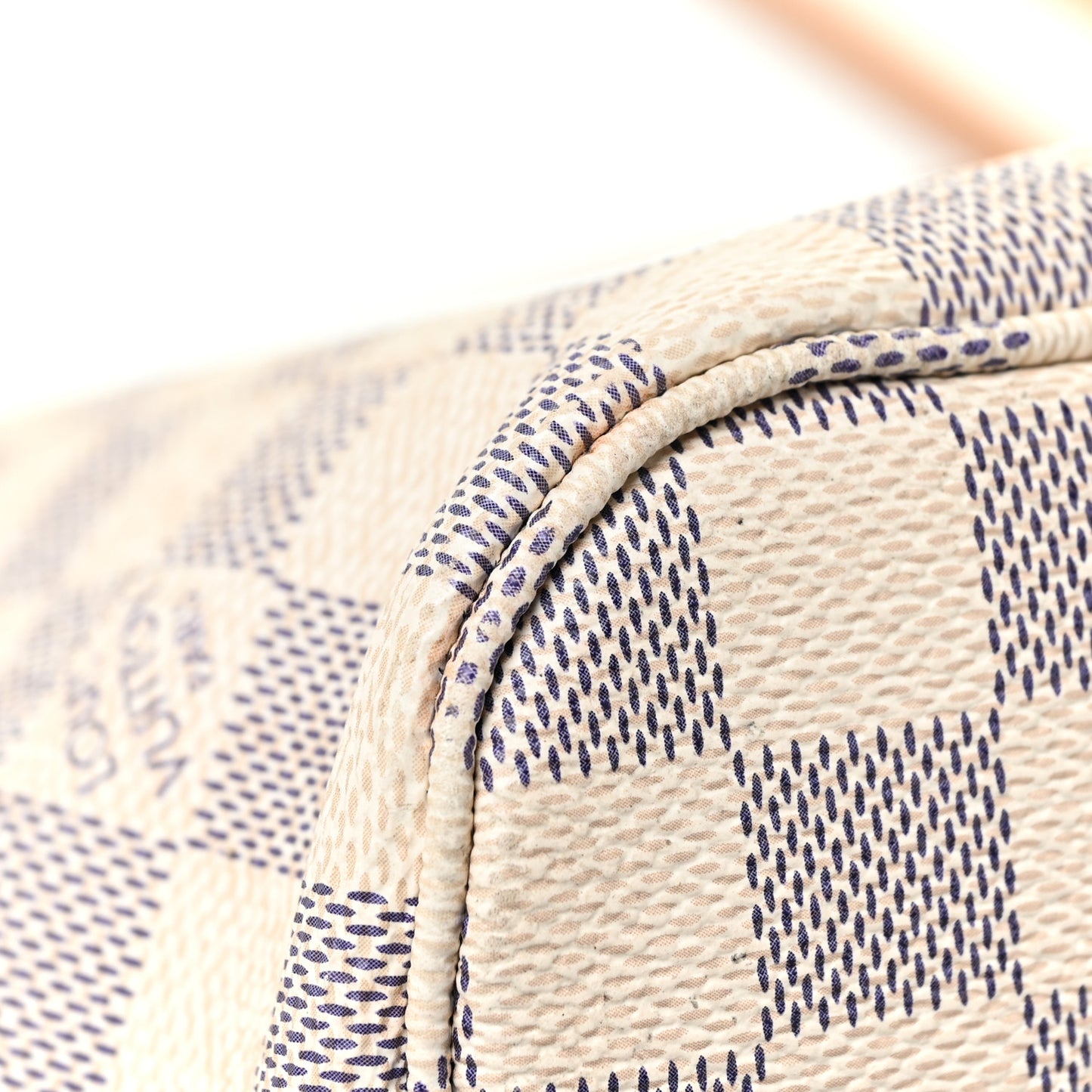 Damier Azur Neo Neverfull MM Rose Ballerine