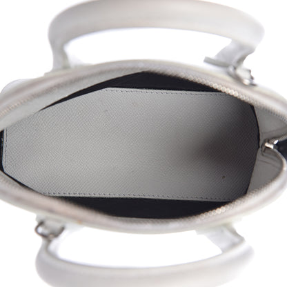 Balenciaga Grained Calfskin XXS Ville Top Handle Bag White Black 5 of 20