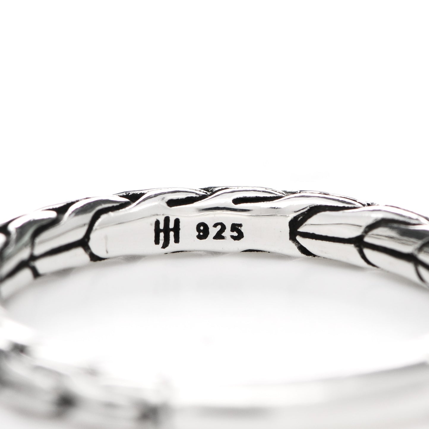 Sterling Silver Classic Chain Ring 54 7
