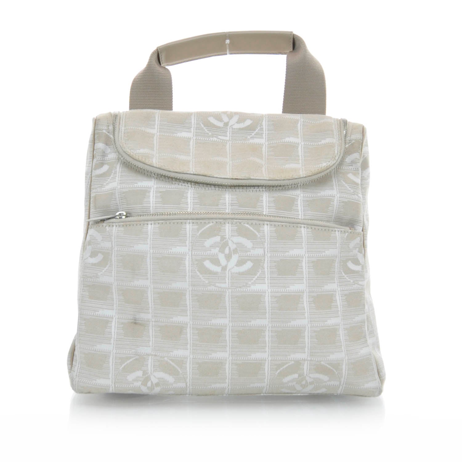 Chanel Nylon Travel Convertible Backpack Beige 1 of 11